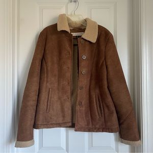 ❌SOLD❌ maurices faux suede button up jacket